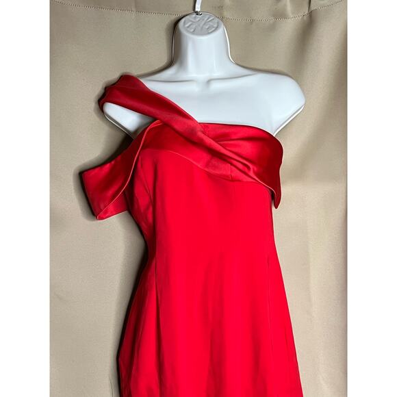 Jay Godfrey Finch Sheath Dress in Red 2 - Picture 6 of 10